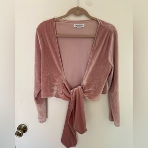 Charlie Holiday Pink Velvet Set size 6